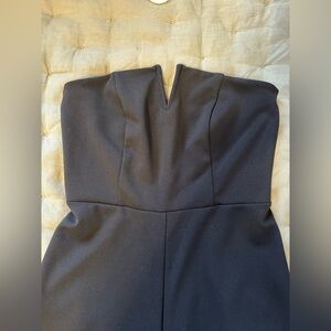Love By Design Black Strapless Jumpsuit